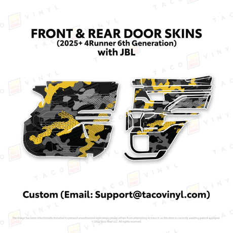 2025+ 4Runner Door Skins - Xtrusion Overland