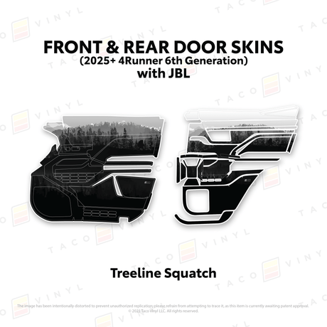 2025+ 4Runner Door Skins - Xtrusion Overland