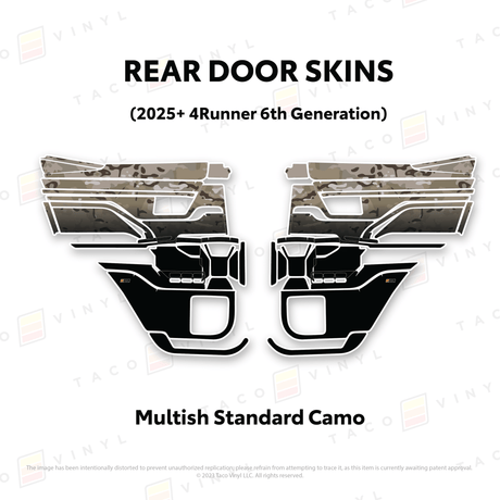 2025+ 4Runner Door Skins - Xtrusion Overland