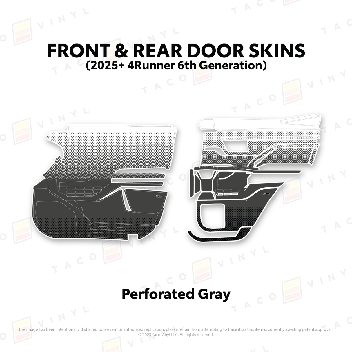 2025+ 4Runner Door Skins - Xtrusion Overland