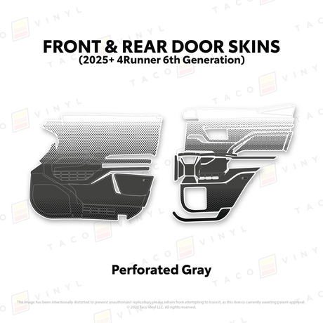 2025+ 4Runner Door Skins - Xtrusion Overland