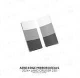 2024+ Land Cruiser 250 Aero Edge Mirror Decals