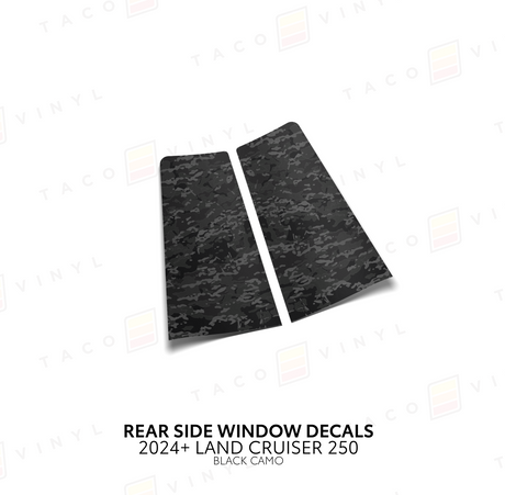 2024+ Land Cruiser 250 Rear Side Window Decal
