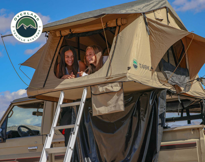 OVS TMBK 3 Person Rooftop Tent with Green Rain Fly