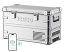 APL35 Dual Zone Aluminum Silver Fridge | ICECO | 35 LT
