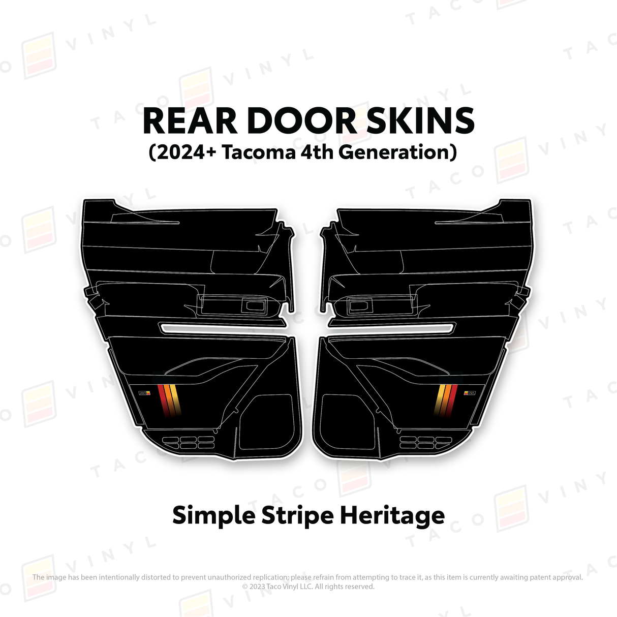 2024+ Tacoma Door Skins