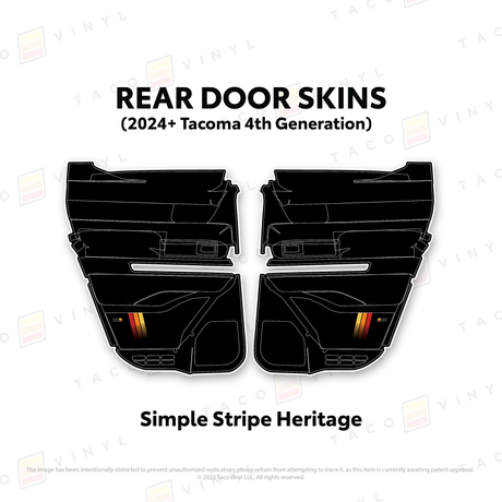 2024+ Tacoma Door Skins