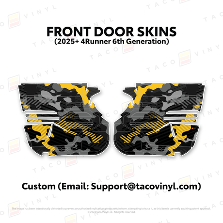 2025+ 4Runner Door Skins