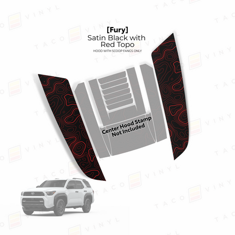 2024+ Tacoma/2025+ 4Runner Fury Hood Scoop Stamp