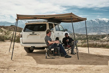 270 DEGREE AWNING, COMPACT, DRIVER SIDE, C-CHANNEL ALUMINUM, OLIVE, BY TUFF STUFF OVERLAND - Xtrusion Overland