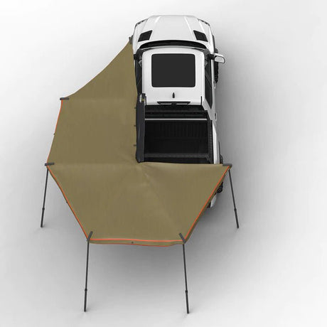 270 DEGREE AWNING, XL, DRIVER SIDE, C-CHANNEL ALUMINUM, OLIVE, BY TUFF STUFF OVERLAND - Xtrusion Overland