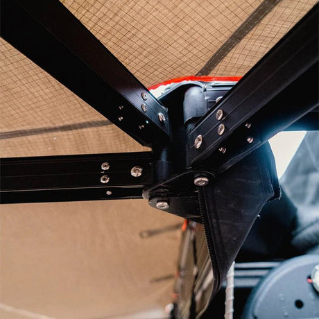 270 DEGREE AWNING, XL, DRIVER SIDE, C-CHANNEL ALUMINUM, OLIVE, BY TUFF STUFF OVERLAND - Xtrusion Overland