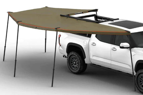 270 DEGREE AWNING, XL, PASSENGER SIDE, C-CHANNEL ALUMINUM, OLIVE, BY TUFF STUFF OVERLAND - Xtrusion Overland