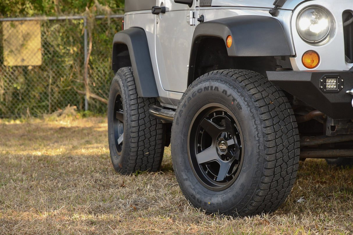 Overland Sector Atlas 17x9 -12 5x114.3/5x127mm 71.5mm Satin Black