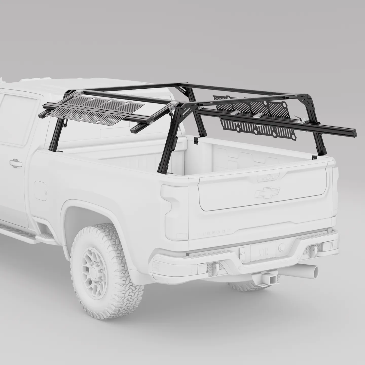 XTR1 Bed Rack for Chevrolet Silverado & GMC Sierra 2500HD / 3500HD – View 8 | Xtrusion Overland