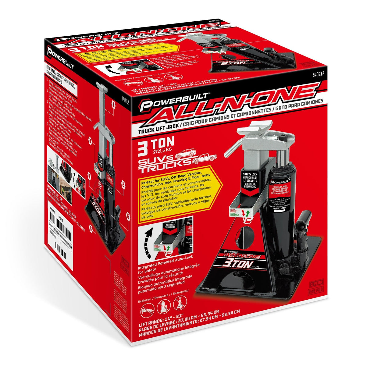 3 Ton All-in-One Jackstand/Bottle Jack - Xtrusion Overland