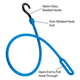 30" Loop End Heavy Duty Poly Bungee Cord, 4 Pack - Xtrusion Overland