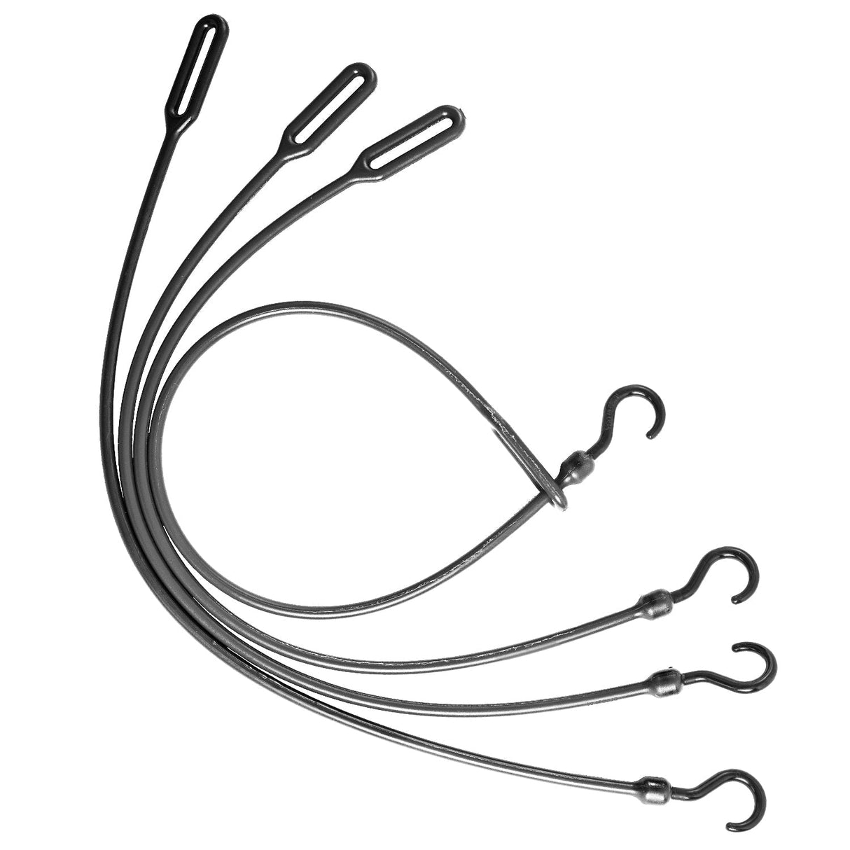 30" Loop End Heavy Duty Poly Bungee Cord, 4 Pack - Xtrusion Overland