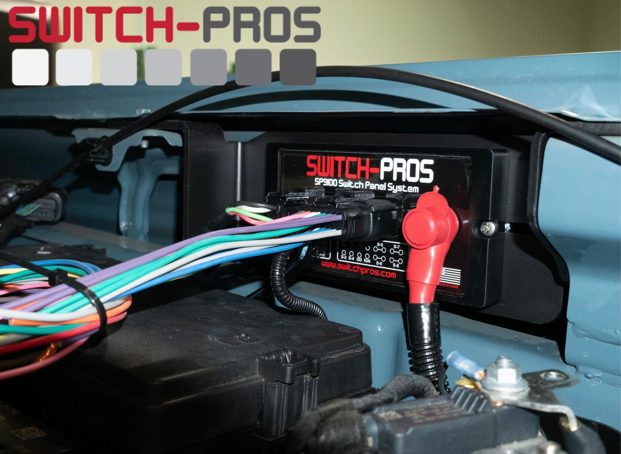 Switch Pros SP9100 and RCR-FORCE 12- 2021+ Ford Bronco Mounting Kit