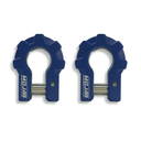 3/4'' Extreme duty Aluminum D-Shackle set (9T)-Ceramic coated (LIFETIME WARRANTY*)-Red,Orange and American flagShackles are scheduled for delivery during the week commencing July 6th - Xtrusion Overland