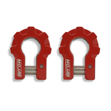 3/4'' Extreme duty Aluminum D-Shackle set (9T)-Ceramic coated (LIFETIME WARRANTY*)-Red,Orange and American flagShackles are scheduled for delivery during the week commencing July 6th - Xtrusion Overland