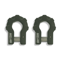 3/4'' Extreme duty Aluminum D-Shackle set (9T)-Ceramic coated (LIFETIME WARRANTY*)-Red,Orange and American flagShackles are scheduled for delivery during the week commencing July 6th - Xtrusion Overland