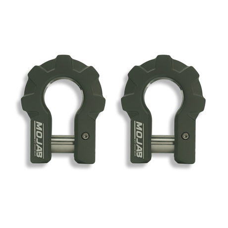 3/4'' Extreme duty Aluminum D-Shackle set (9T)-Ceramic coated (LIFETIME WARRANTY*)-Red,Orange and American flagShackles are scheduled for delivery during the week commencing July 6th - Xtrusion Overland