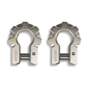 3/4'' Extreme duty Aluminum D-Shackle set (9T)-Ceramic coated (LIFETIME WARRANTY*)-Red,Orange and American flagShackles are scheduled for delivery during the week commencing July 6th - Xtrusion Overland