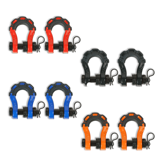 3/4” Forged Steel D-shackle set (8T) (LIFE TIME WARRANTY*) - Xtrusion Overland