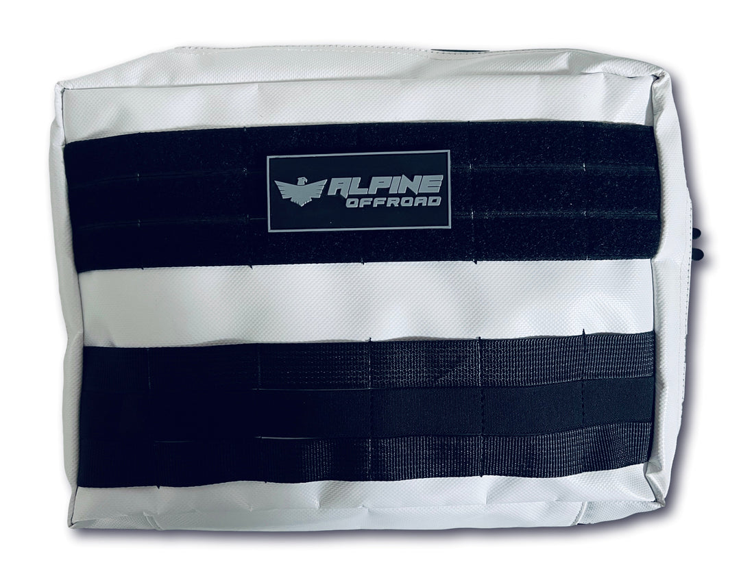 White All-Weather Molle Pouch (large)