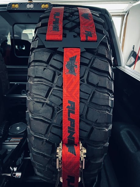 Alpine Double Eagle Straps- Red Dazzle (single strap)