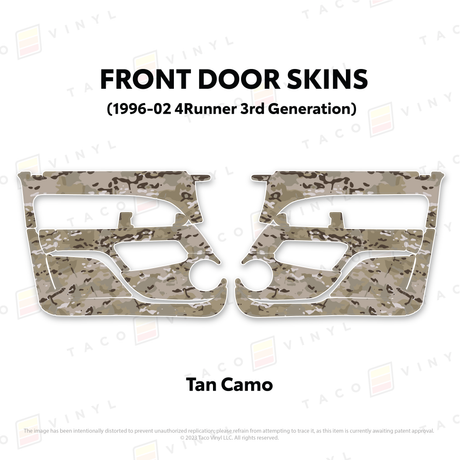 1996-2002 4Runner Door Skins