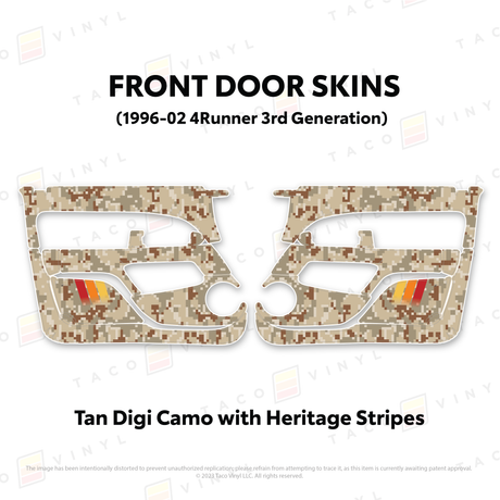 1996-2002 4Runner Door Skins