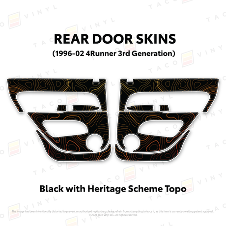 1996-2002 4Runner Door Skins