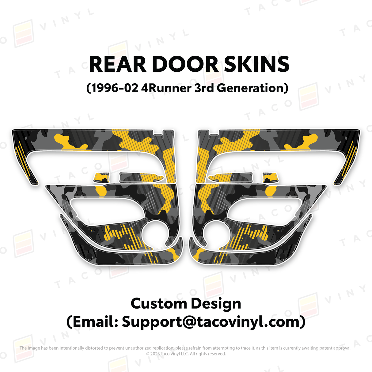 1996-2002 4Runner Door Skins
