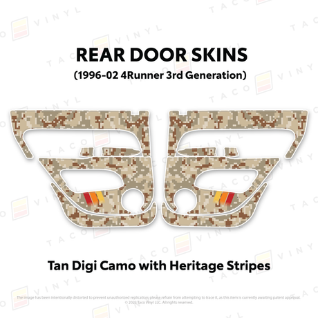 1996-2002 4Runner Door Skins