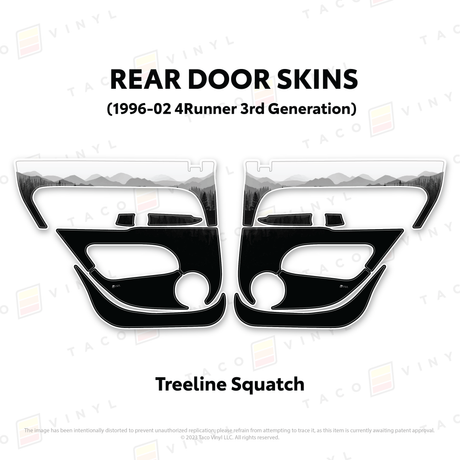 1996-2002 4Runner Door Skins