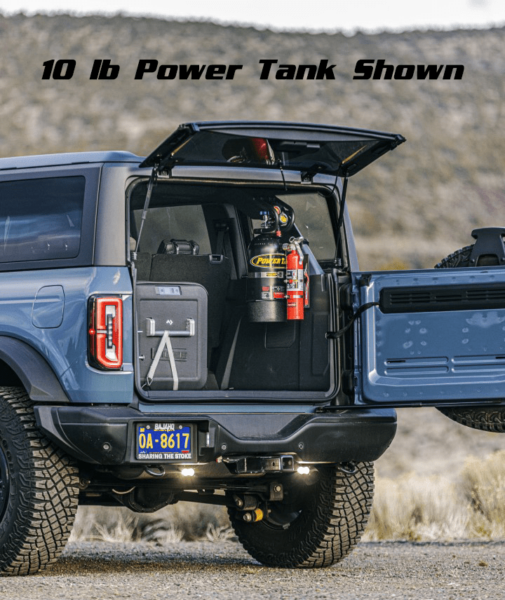 4 Door Bronco Plate - Power Tank or Propane Tank mount (6th Gen 2021+) - Xtrusion Overland