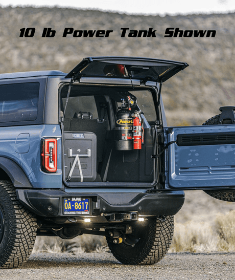 4 Door Bronco Plate - Power Tank or Propane Tank mount (6th Gen 2021+) - Xtrusion Overland