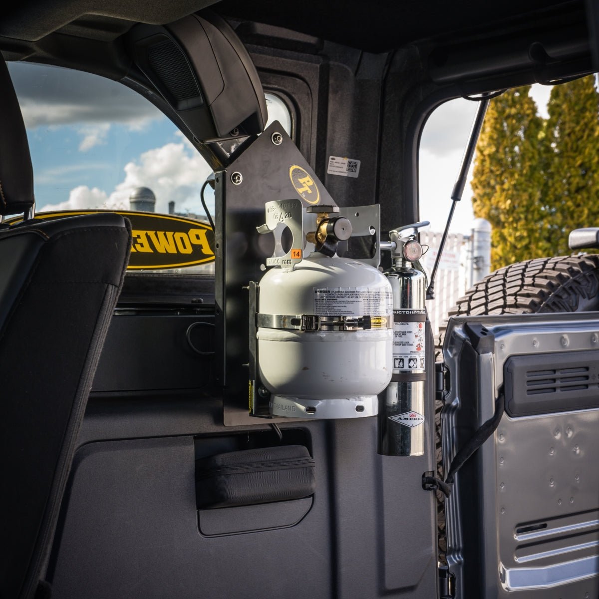 4 Door Bronco Plate - Power Tank or Propane Tank mount (6th Gen 2021+) - Xtrusion Overland