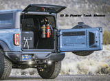 4 Door Bronco Plate - Power Tank or Propane Tank mount (6th Gen 2021+) - Xtrusion Overland