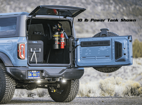4 Door Bronco Plate - Power Tank or Propane Tank mount (6th Gen 2021+) - Xtrusion Overland