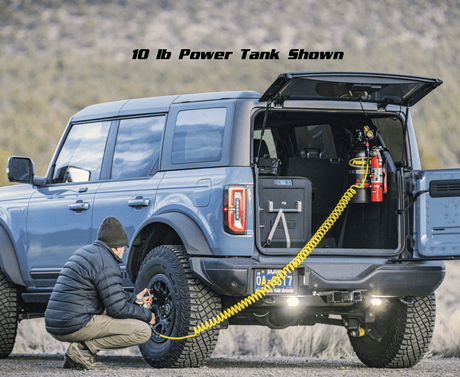 4 Door Bronco Plate - Power Tank or Propane Tank mount (6th Gen 2021+) - Xtrusion Overland