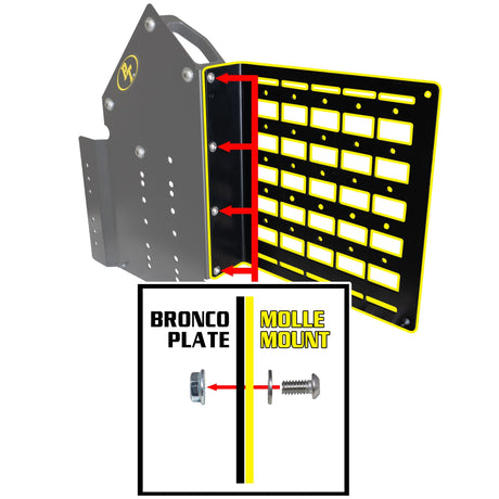 4 Door Universal MOLLE Bracket - Xtrusion Overland