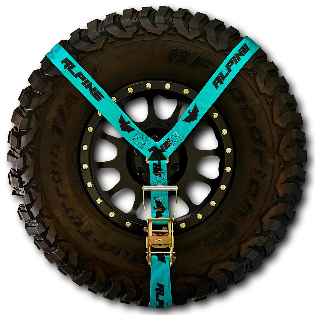 2" Teal Y Strap