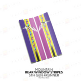 4Runner Rear Window Stripes