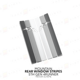 4Runner Rear Window Stripes