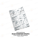 4Runner Rear Window Stripes