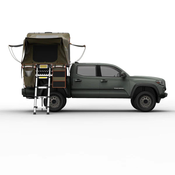 ALPHA II HARDSHELL ROOFTOP TENT, ABS, 2 PERSON, BLACK, BY TUFF STUFF OVERLAND