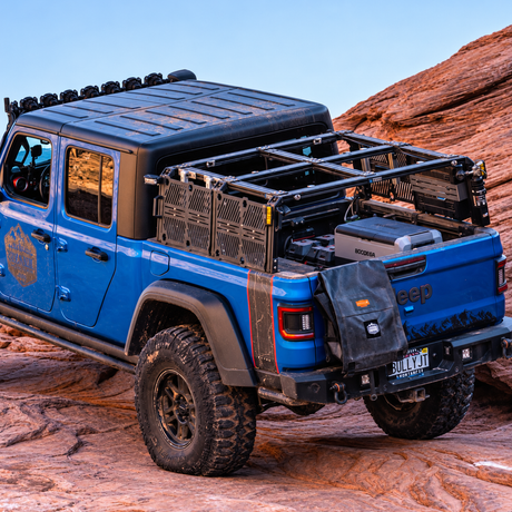 XTR3 with extra top race bars set up for a roof top tent- Xtrusion Overland